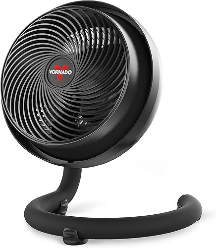Vornado Ventilador circulador de aire de tamaño mediano 623, negro