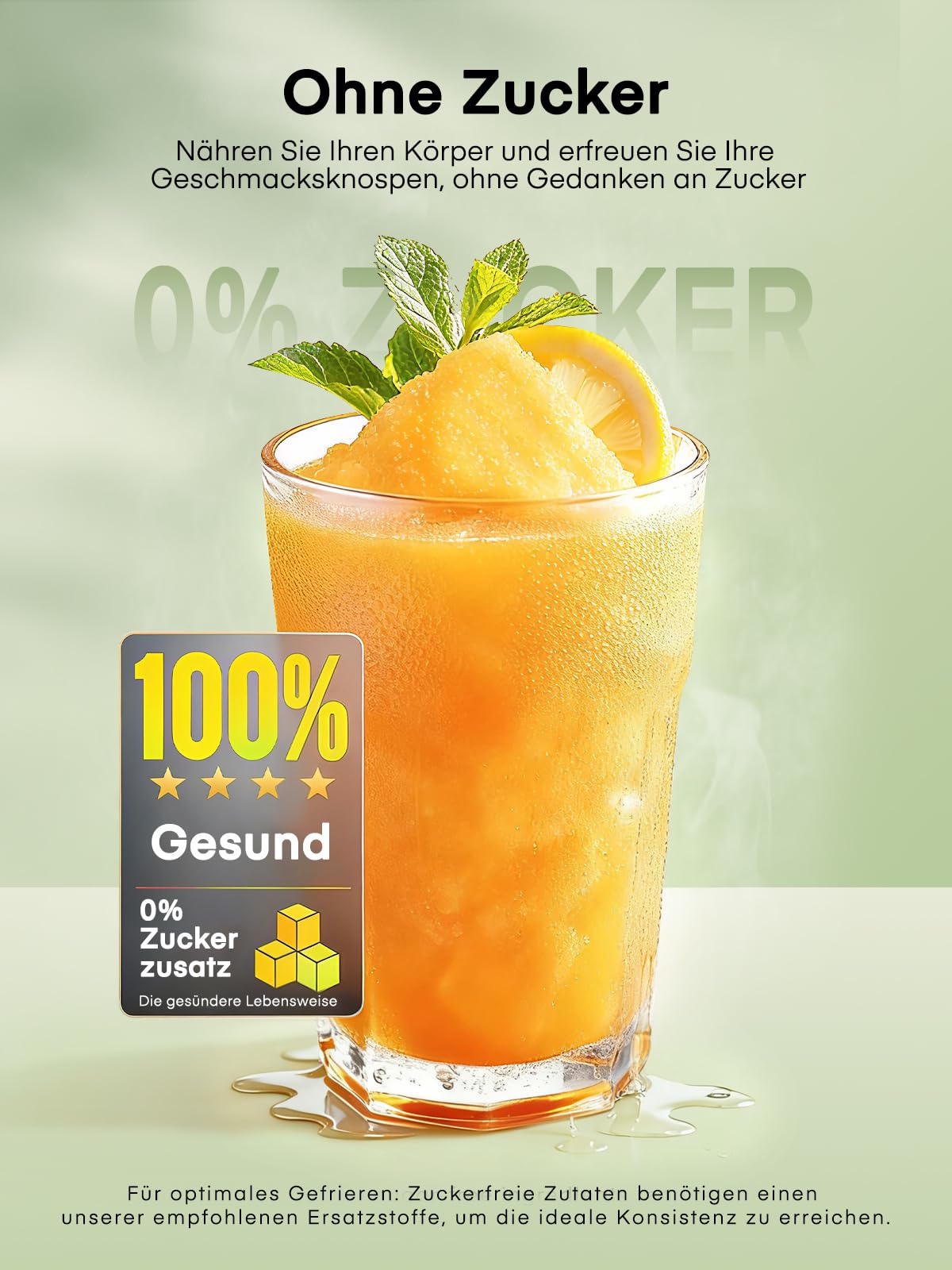 FOHERE Slush Maschine, 2,6L Slushie Maschine für Zuhause, Slush Eismaschine mit Selbstreinigung, Ohne Eiswürfel & 5 Smarten Programmen, für Slush, Eis-Cocktails, Frappé, Margaritas & Milchshakes