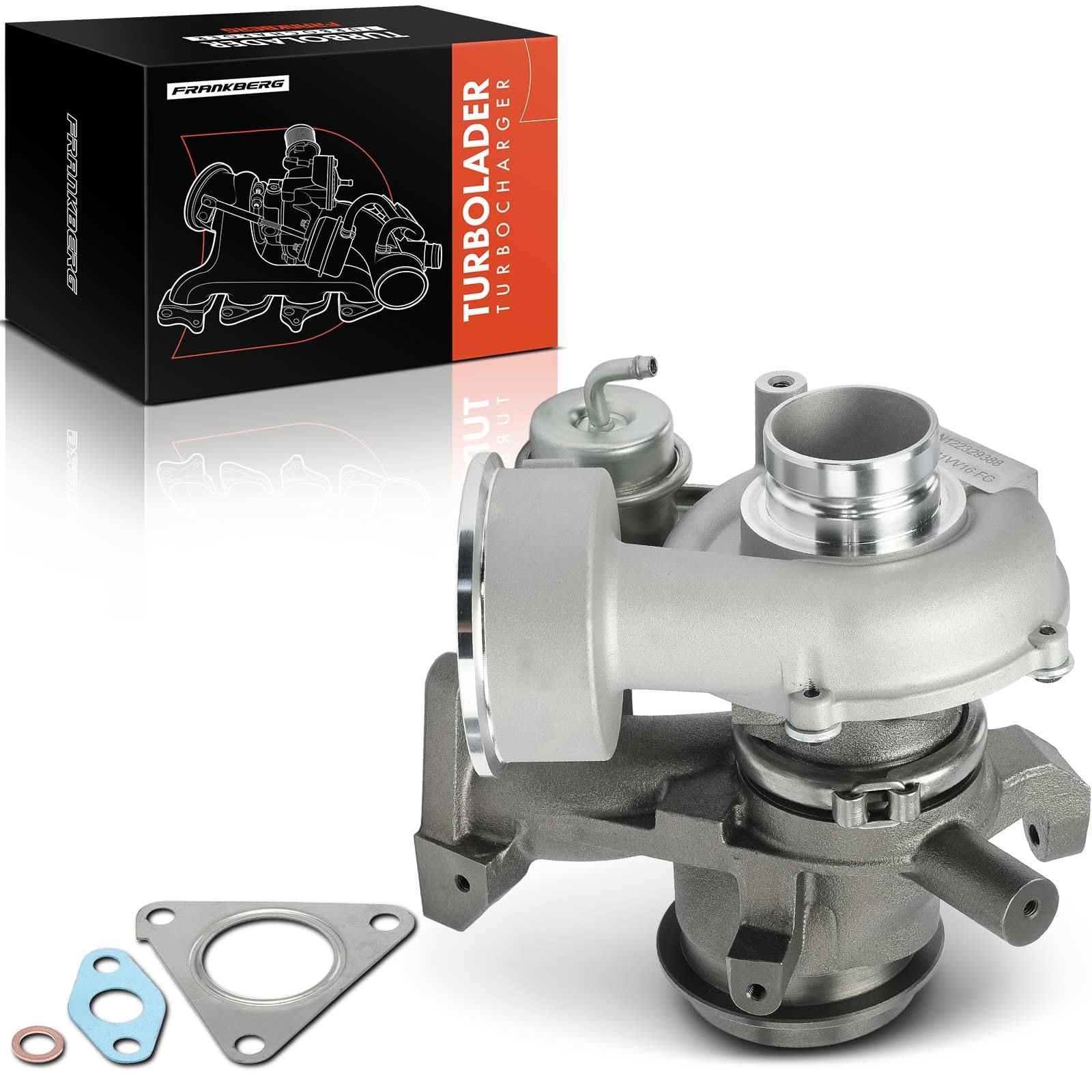 Frankberg Sistema di scarico turbocompressore scarico turbocompressore | A6400901380; Compatibile con: Classe B W245, Classe A W169