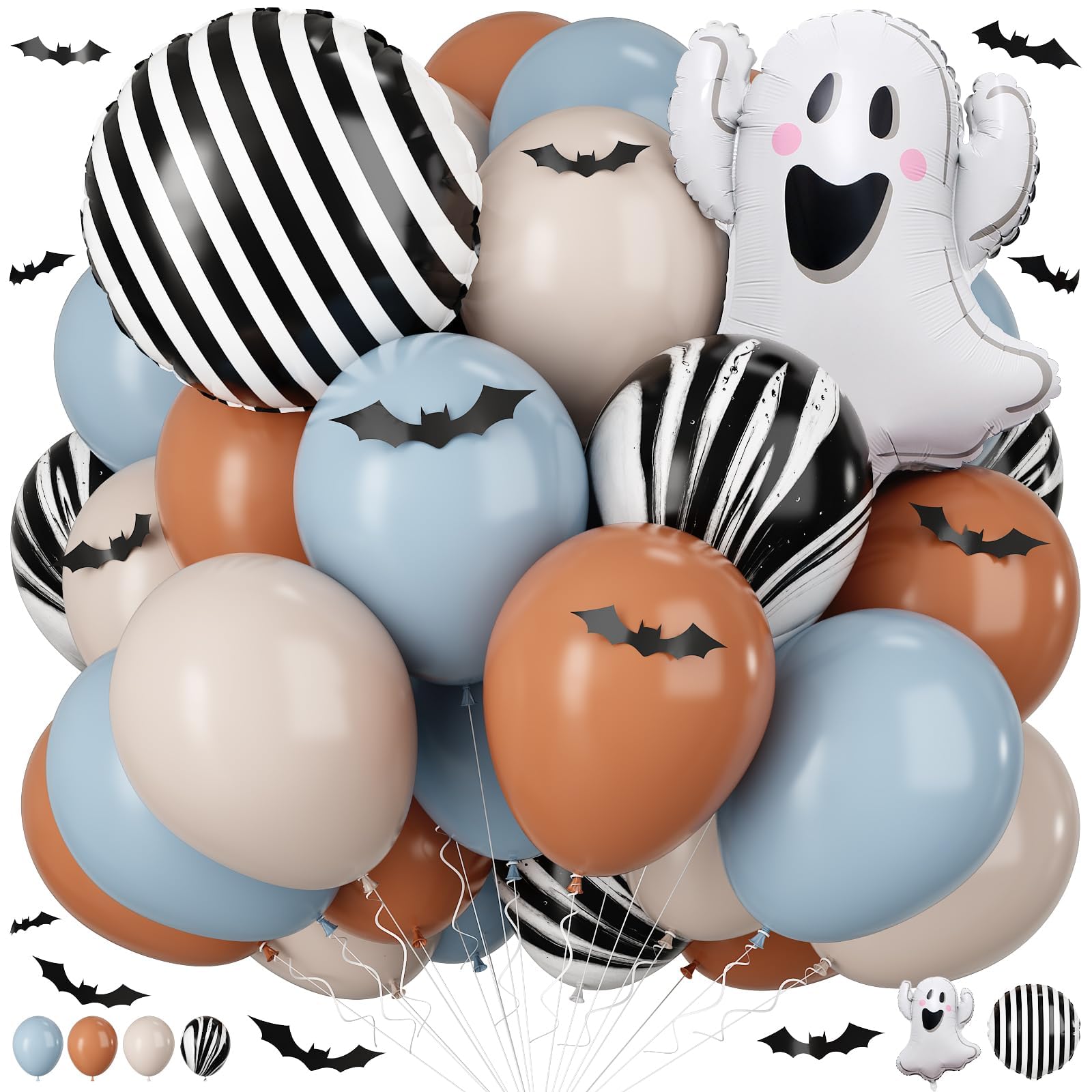 Halloween Balloons for Spooky One Boy Baby Shower 1st Birthday Decorations