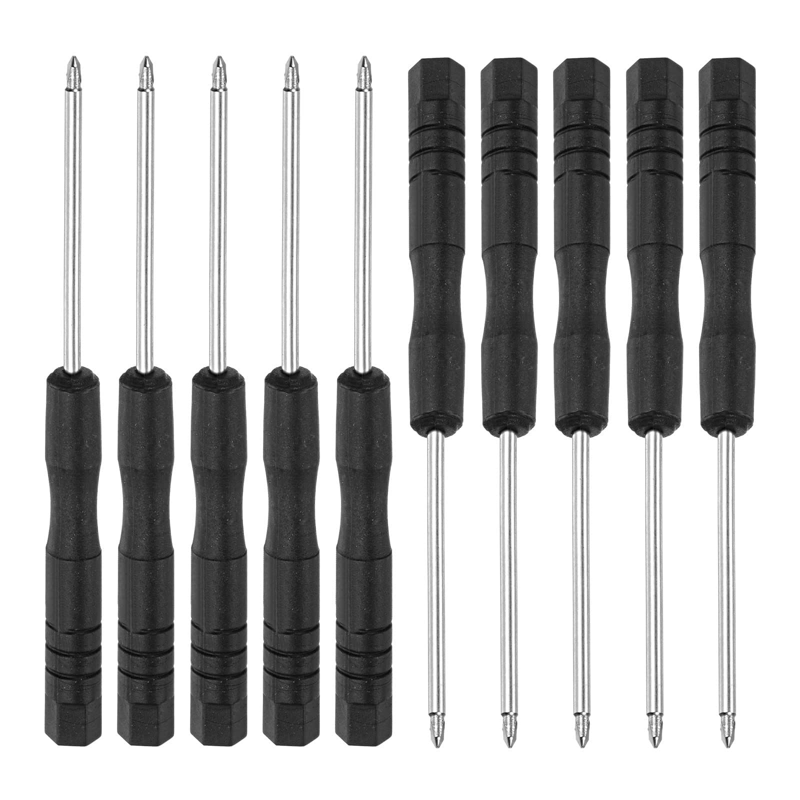 TOP-VIGOR Mini Tri-Point Screwdriver 0.6mm Y-Type Head 80mm Length 10pc