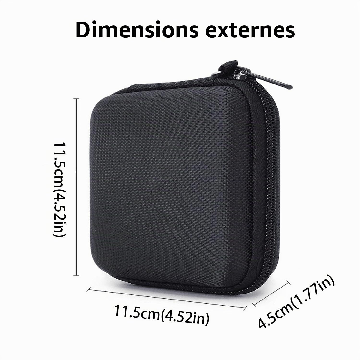 Étui de Protection pour Gameboy Advance SP GBA SP, Housse Rangement Portable, Chargeur MacBook, Accessoires (Noir)
