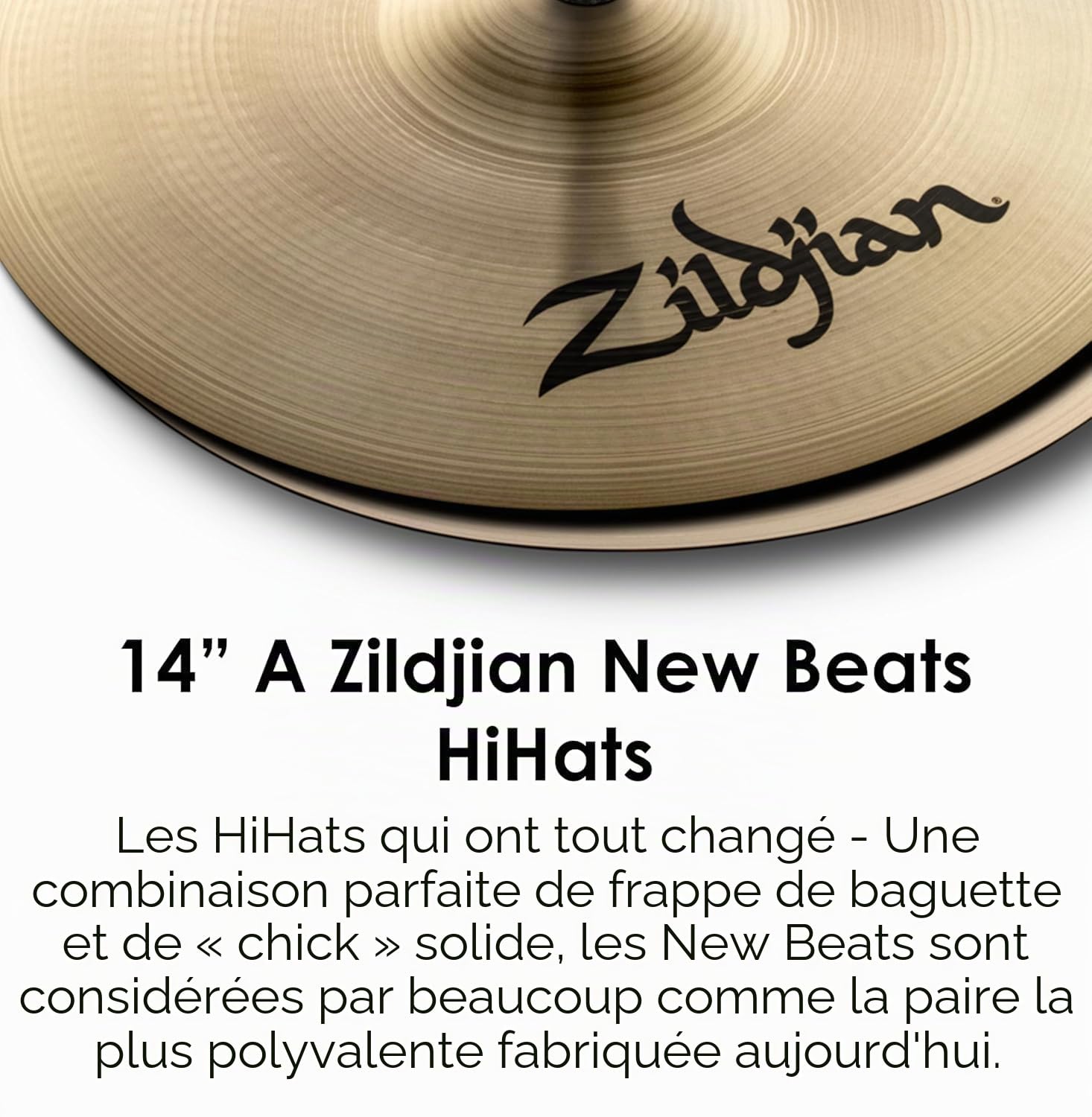 Zildjian A Zildjian Series - 14" New Beat Hi-Hat Cymbals - Pair