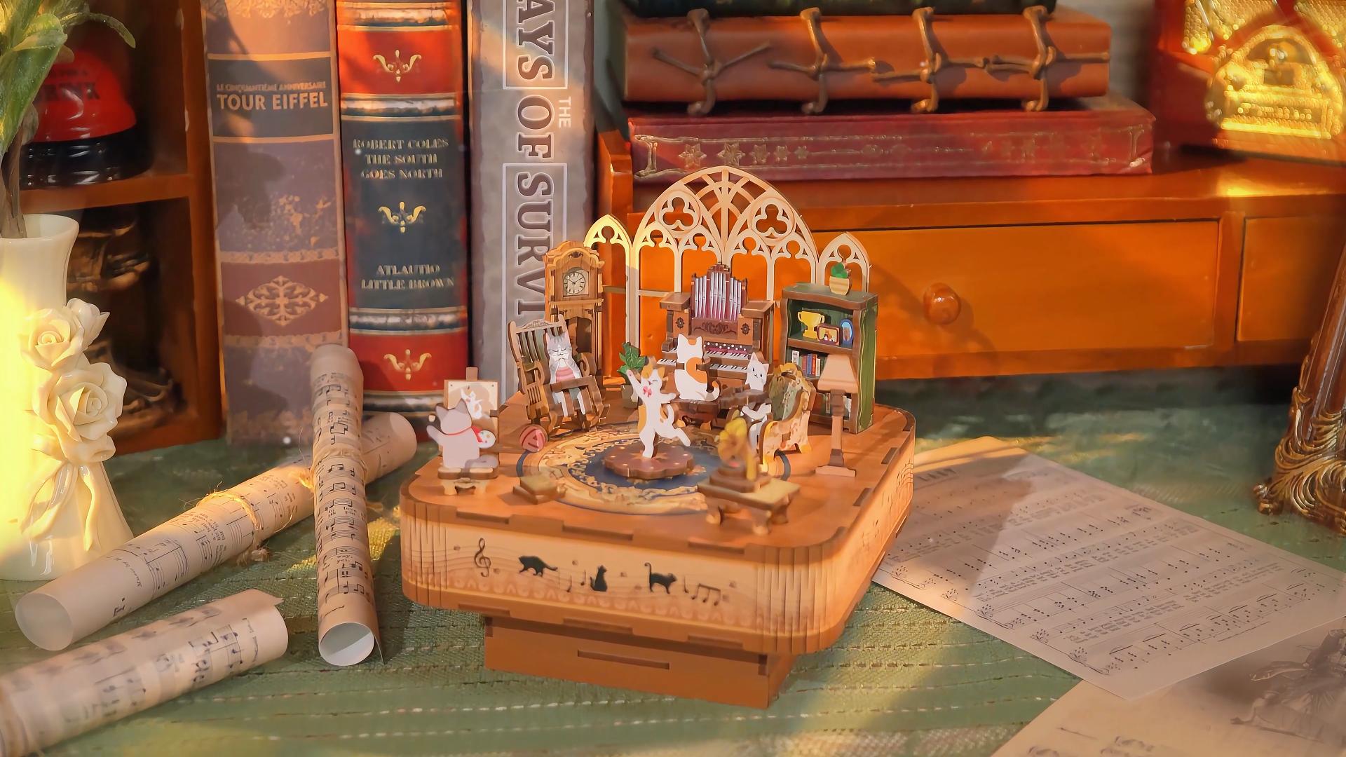 Amazon.com: Tonecheer Wooden Music Box Puzzle for Adults,DIY