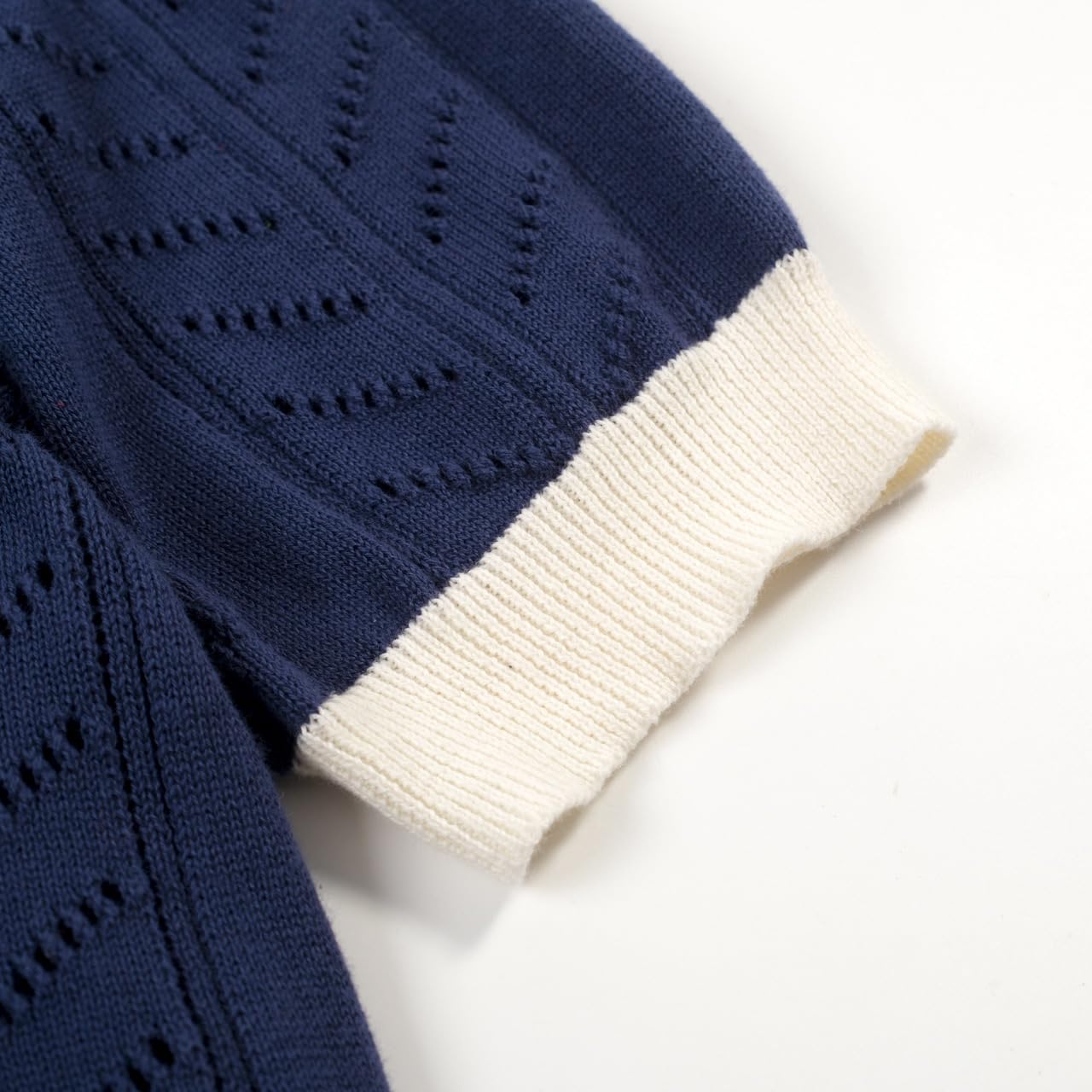 OXKNIT - Camisetas de manga corta para mujer, de algodón, clásicas, retro, jacquard, ajuste flexible, para verano, informal, para uso diario, excursiones por la ciudad