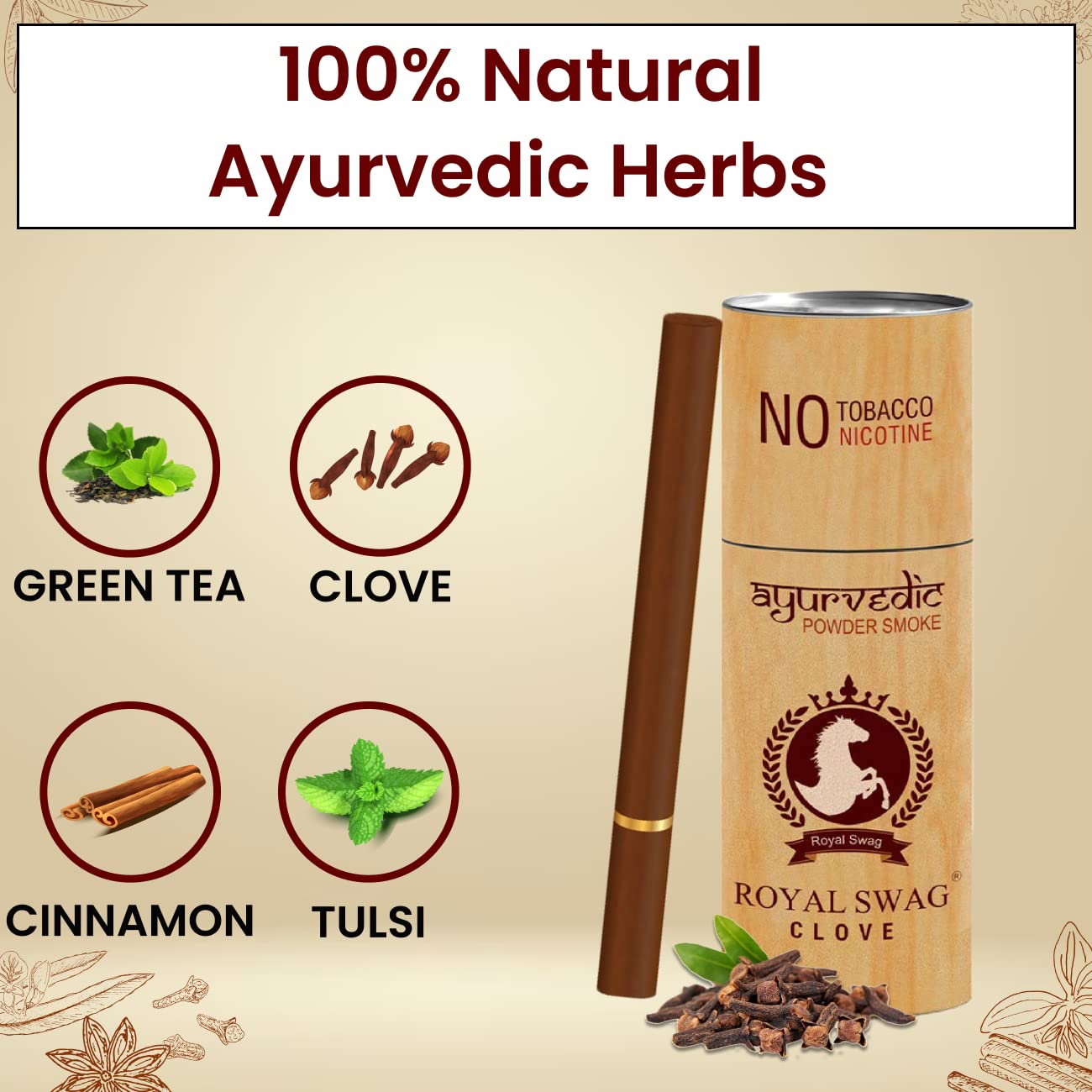 indian herbal cigarettes Amazon.com: ROYAL SWAG Ayurvedic & Herbal Cigarette Clove (5 Sticks) With  20ml Shot (Smoking Cessation) : Health & Household