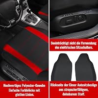 AUTOYOUTH Autó Üléshuzat Elöl Vörös Univerzális Autósülés Védő Kiegészítő - red 4
