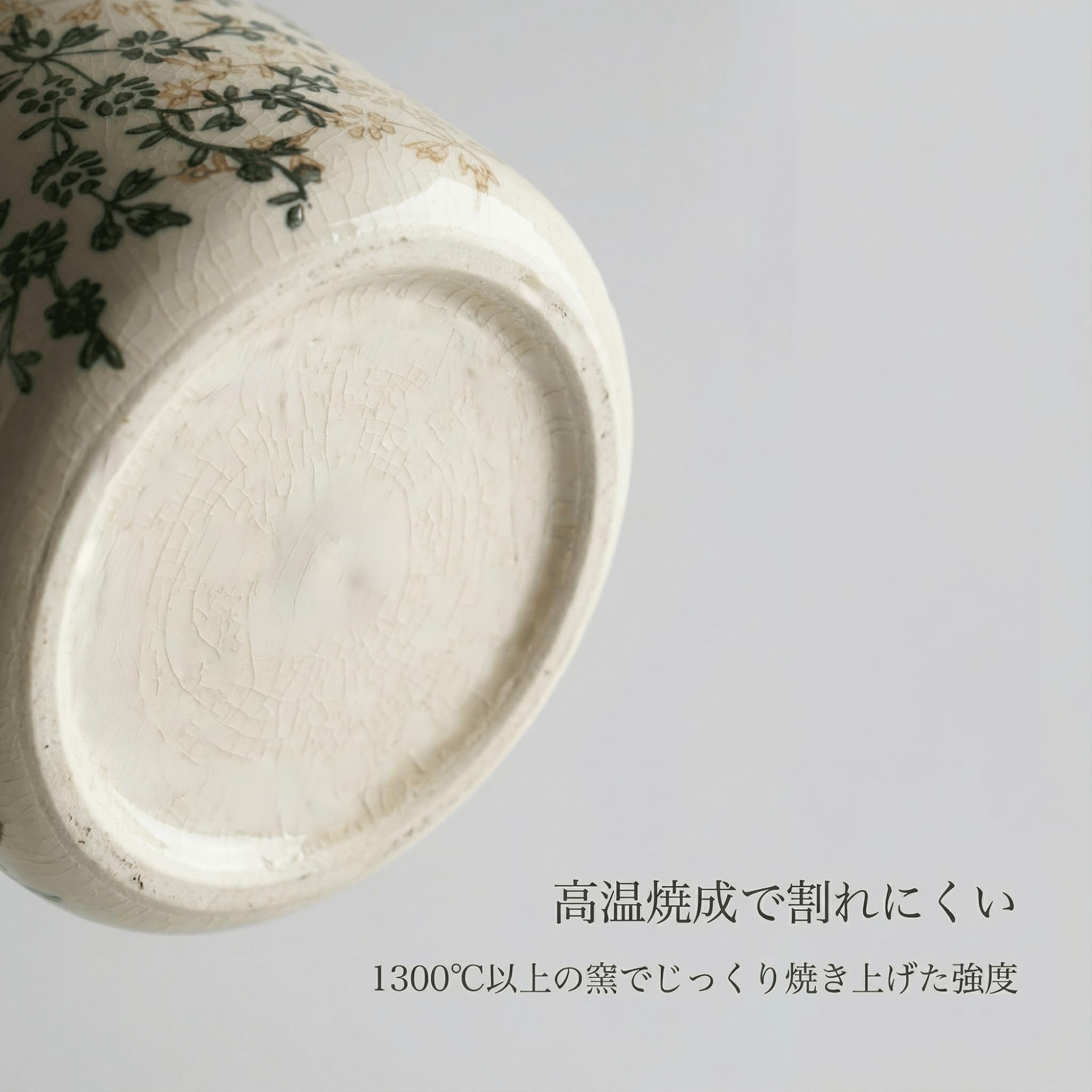Amazon.co.jp: sportw 花柄 陶器フラワーベース｜アンティーク風