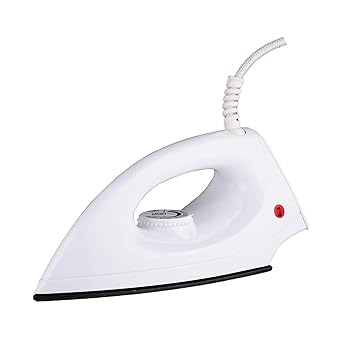 DIVYA Super Fast Heating 750-Watt Dry Iron (White)