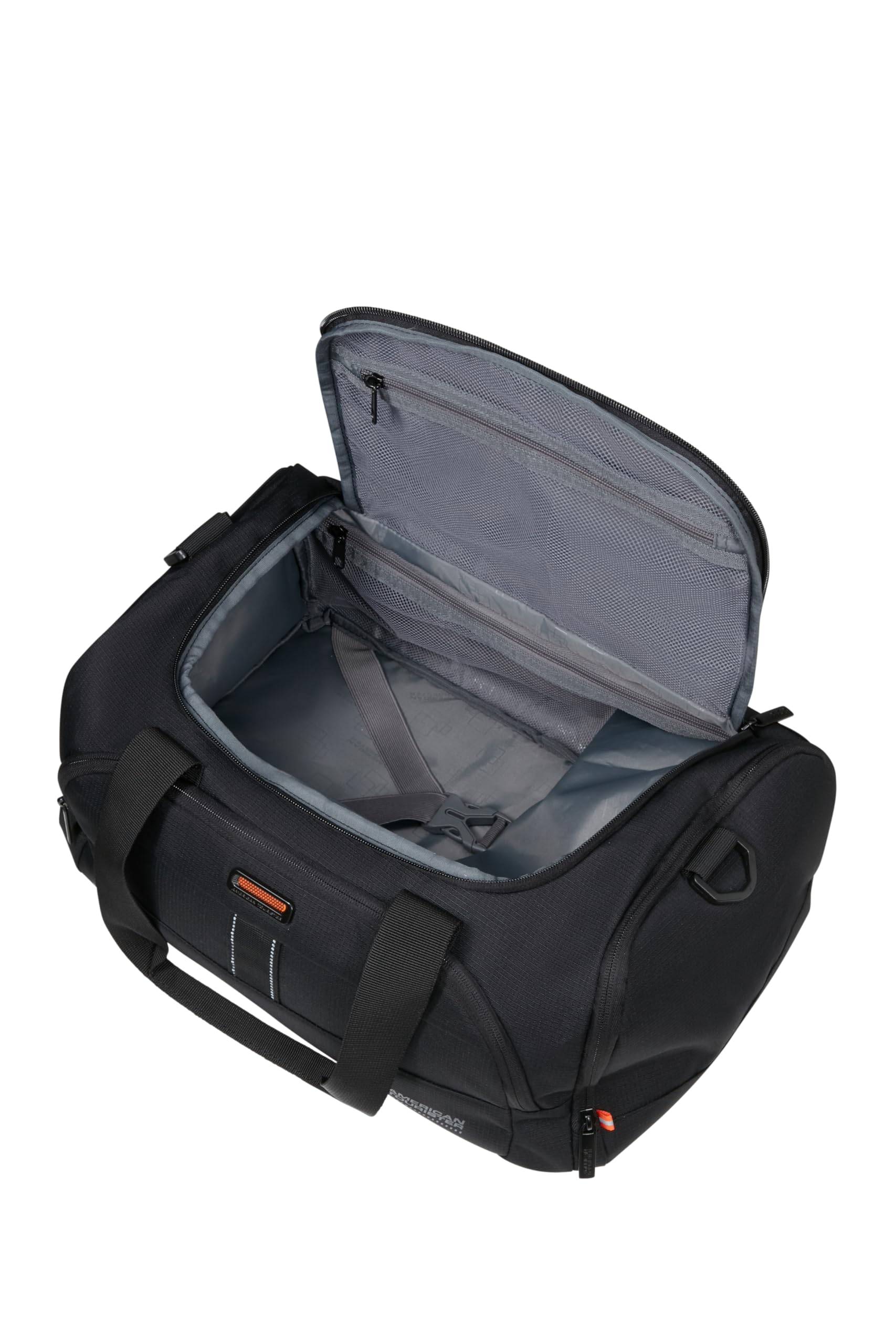 American Tourister AT WORK NXT - Torba podróżna 40x30x20 cm, torba kabinowa bagaż podręczny dla Ryanair/Wizz Air/Vueling, weekender z kieszenią na buty, na wakacje & sport, 26.5L, Czarny