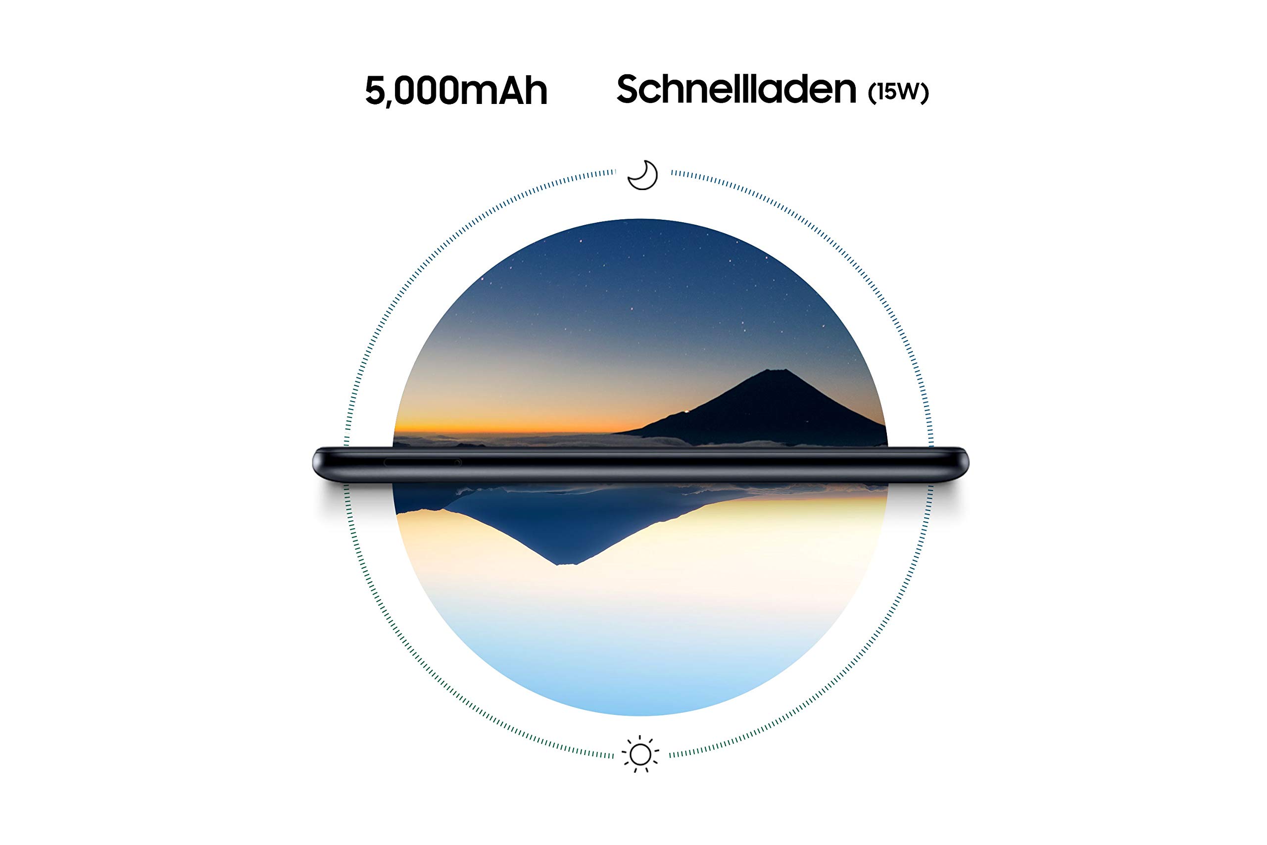 Samsung Galaxy M11 Android Smartphone ohne Vertrag, Triple-Kamera, 6,4 Zoll HD+ Infinity-O Display, großer 5.000 mAh Akku, 32 GB/3GB, Handy in Schwarz, deutsche Version exklusiv bei Amazon