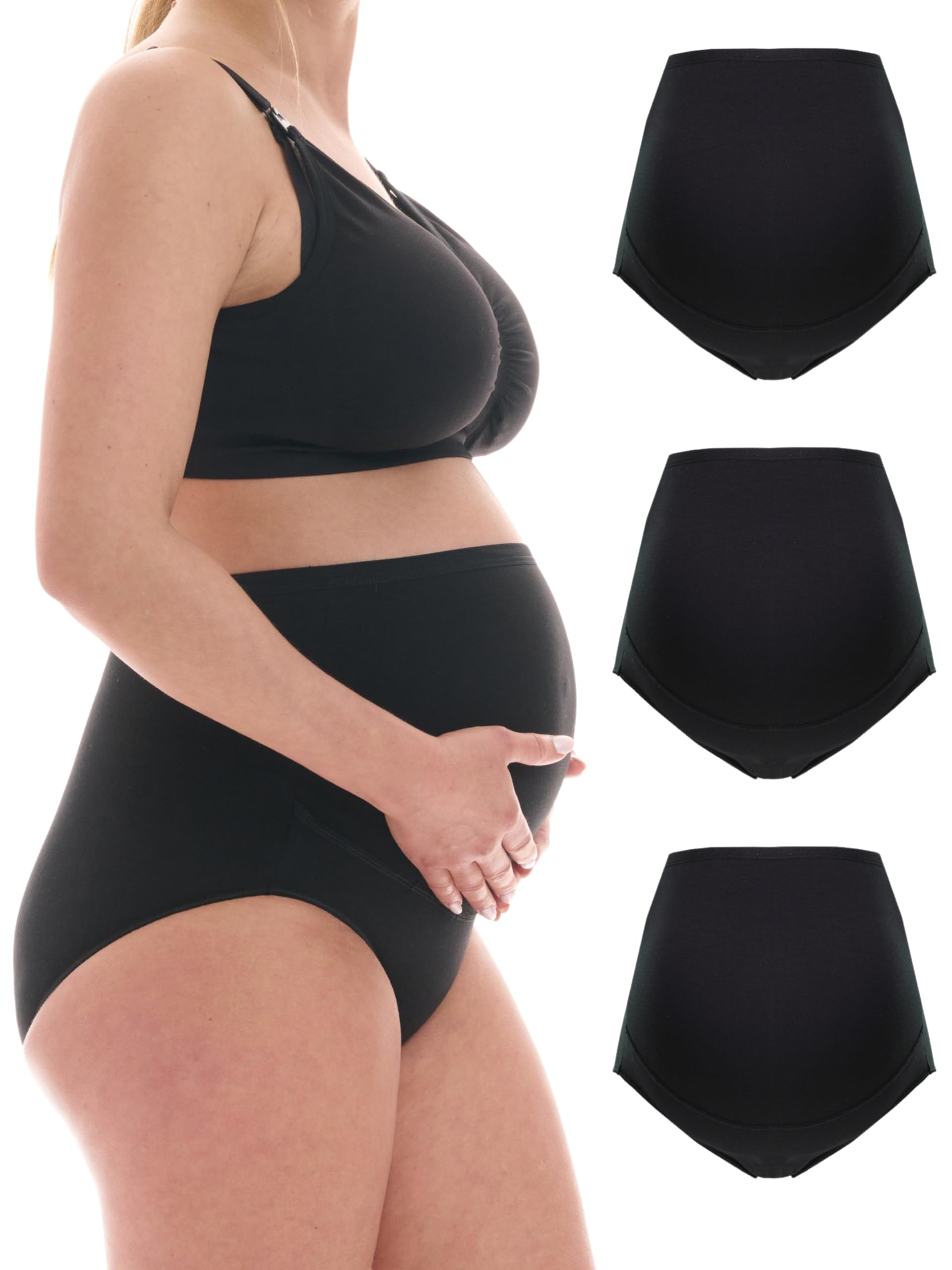 Herzmutter Maternity Unterwear Cotton Oeko Tex 100 Woman high waist