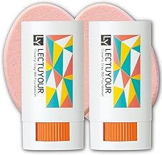 Creamy Stay BB Funde, Set of 2, Thick Large Sponge Included, Made in Japan, Stick Foundation, Cream Foundation, Coverage, Won't Fall Off, Adhesion, Thick Paint, No Dirty Hands, Waterproof SPF 50+ PA++