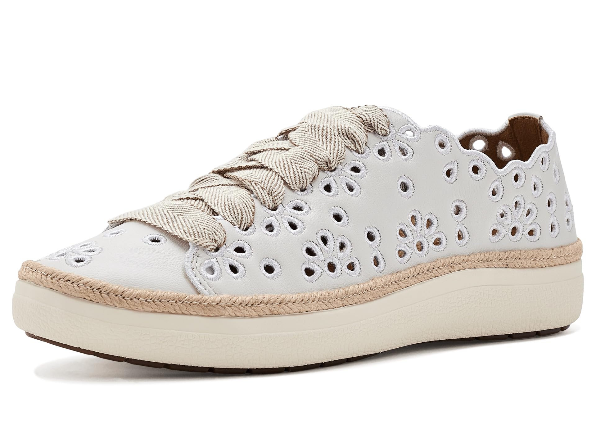 Aetrex Charlotte - Zapatilla con Cordones para Mujer (White, Sistema Tallas Calzado EU, Adulto, Números, Mediano, 39)