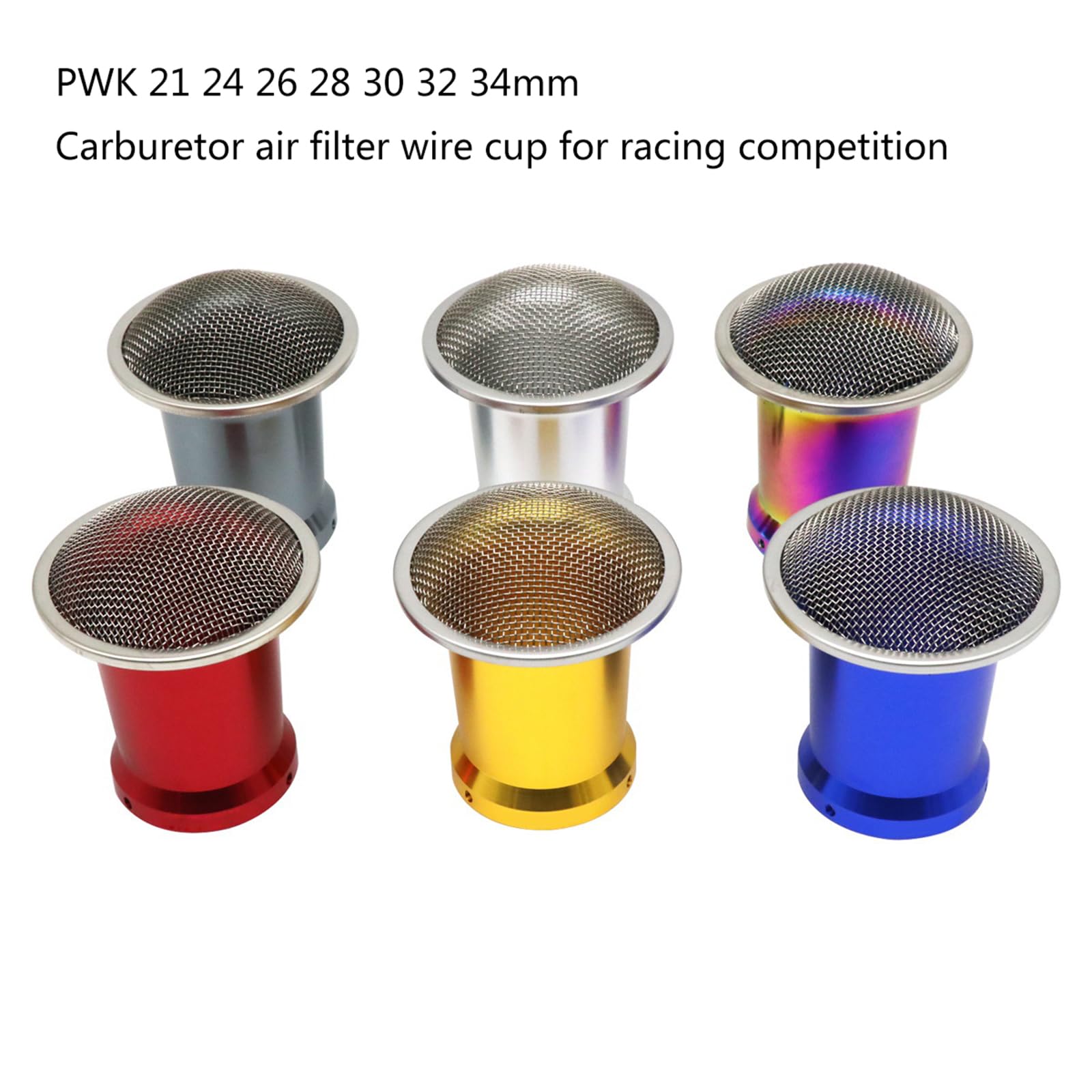 Filtre à Air Carburateur Type Trompette - En Alliage D'aluminium - Améliore L'admission D'air Et La Puissance Moteur - Pour Motos, Quads