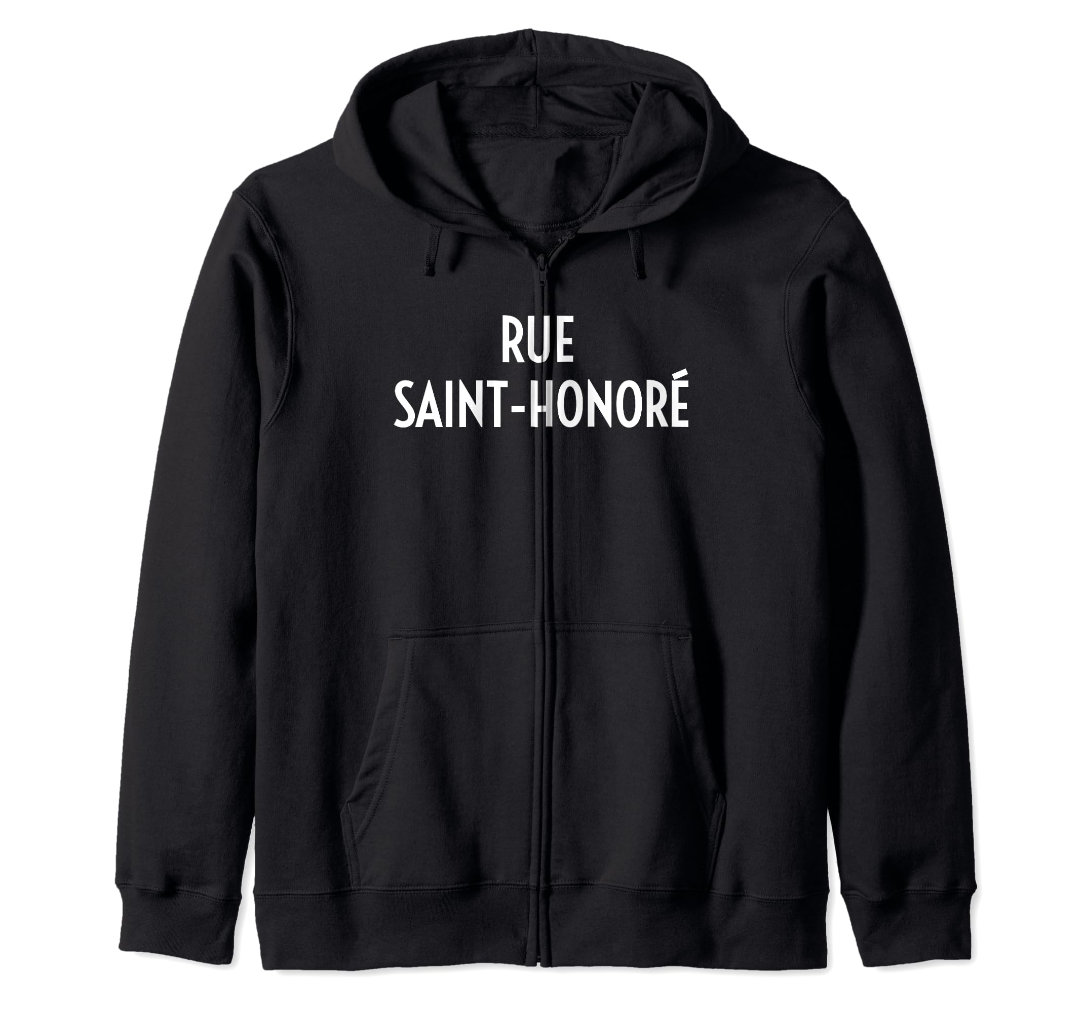Rue Saint-Honore Paris France Travel French Fashion Gift Zip Hoodie
