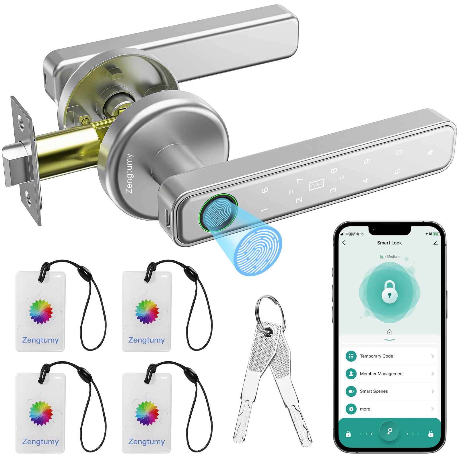 Fingerprint Door Lock - Keyless Entry & FREE SHIPPING -7