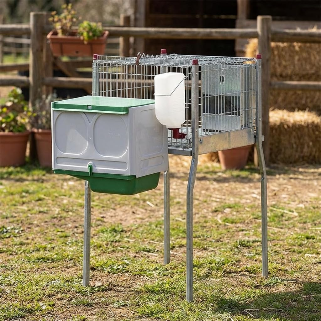 Suinga - Gabbia con gambe e nido, per roditori