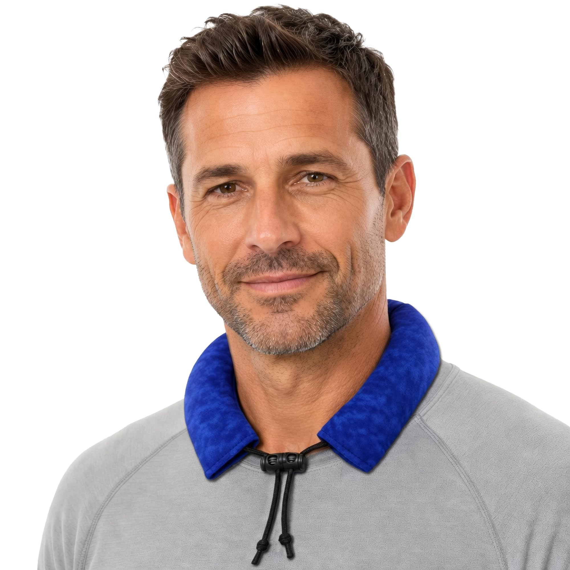 HulaCoola Neckie – Evaporative Cooling Neck Wrap for Outdoors | Reusable, Lightweight, Adjust-to-Fit | Stay Cool in Heat, Great for Golf, Hiking, Festivals & Work (Blue Blender)-image-22