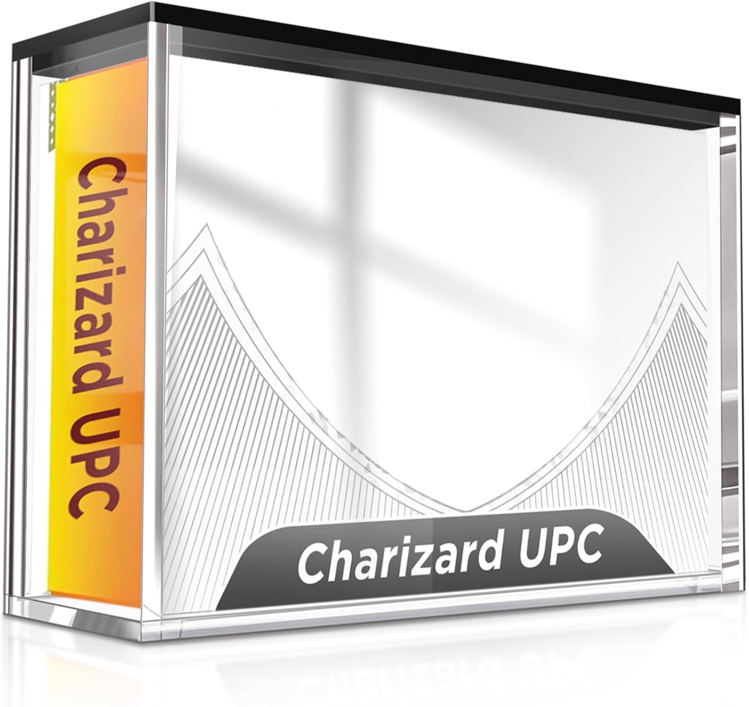 Charizard-UPC-Display-Case, (NOT Compatible with MEW 151 UPC), UV Protection Premium Acrylic Showcase for Ultra Premium Collection, Dustproof Museum-Quality Protector (Thick 6mm)
