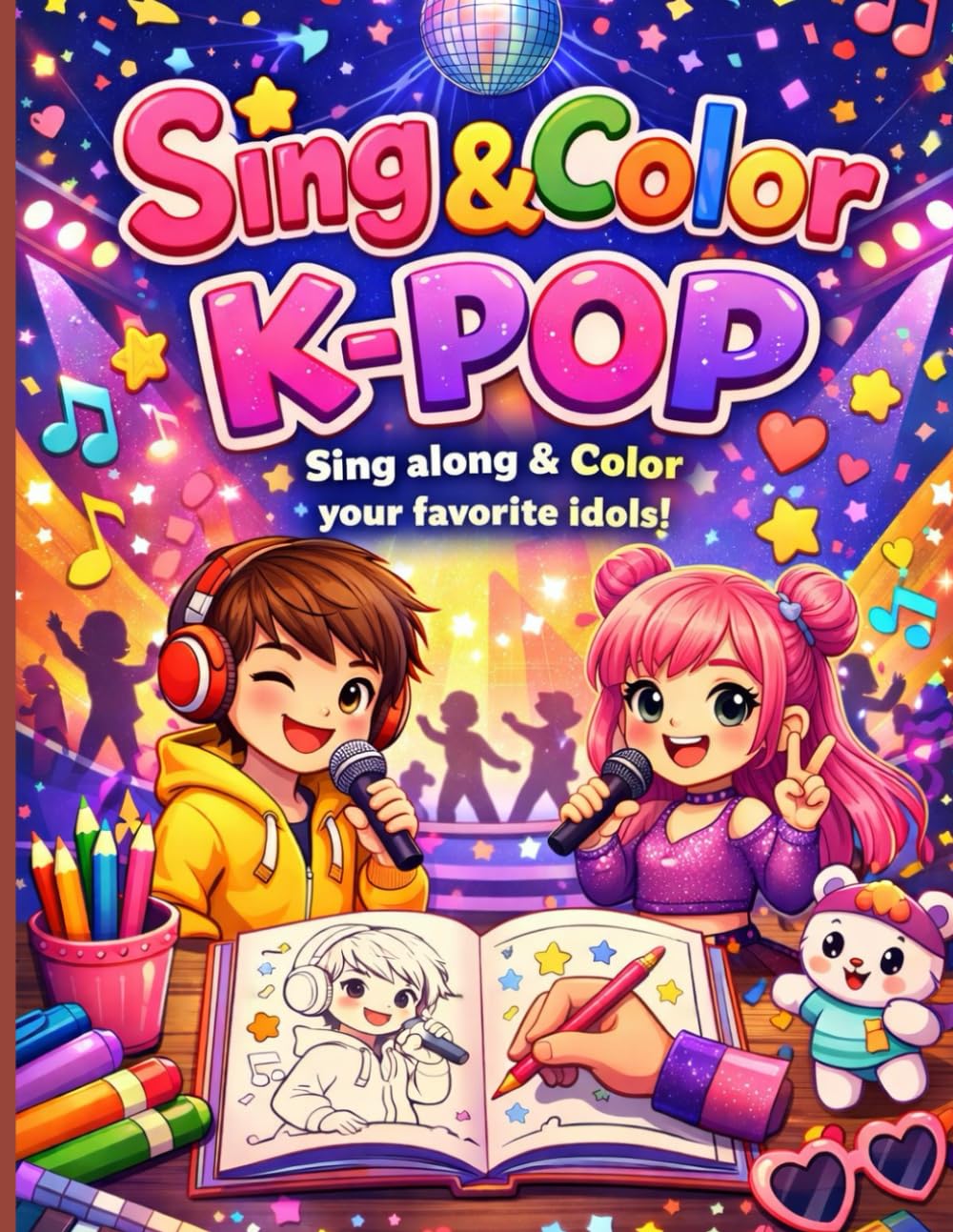 Sing & Color K-Pop: -"Sing along & Color your favorite idols!"
