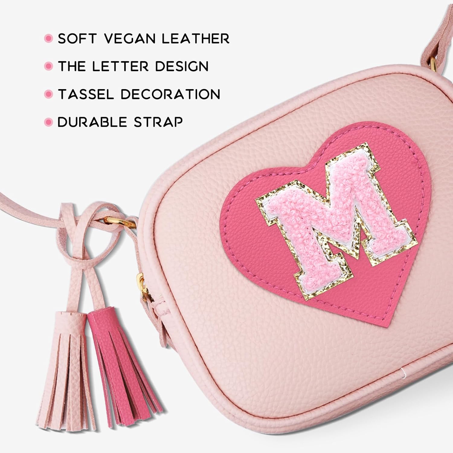 KKXIU Valentines Day Gifts for Kids 2 3 4 5 6 7 8 Year Old Girl Gift Toddler Purse Crossbody Bag - Image 5