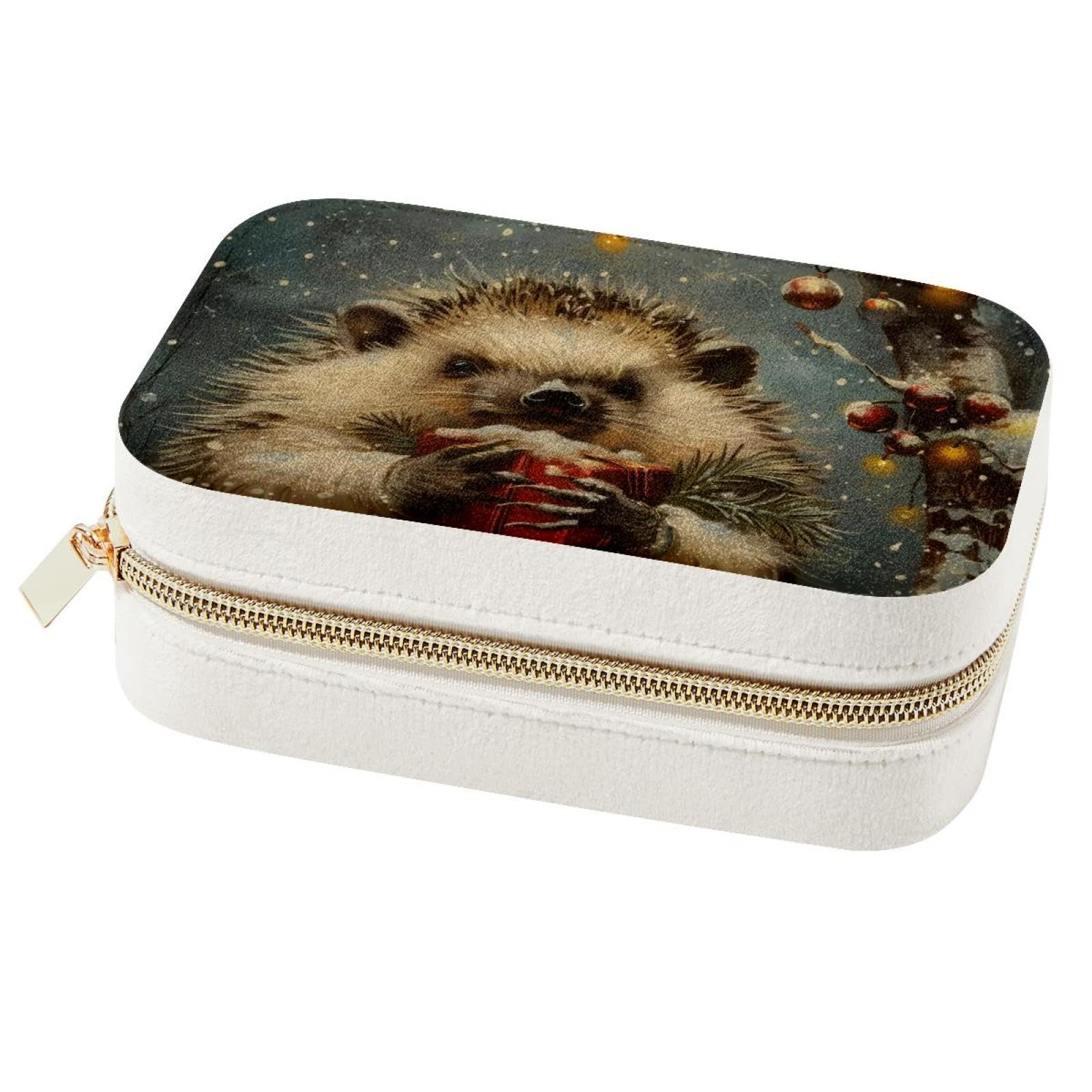 Boîte à bijoux écureuil pour voyage et rangement quotidien
