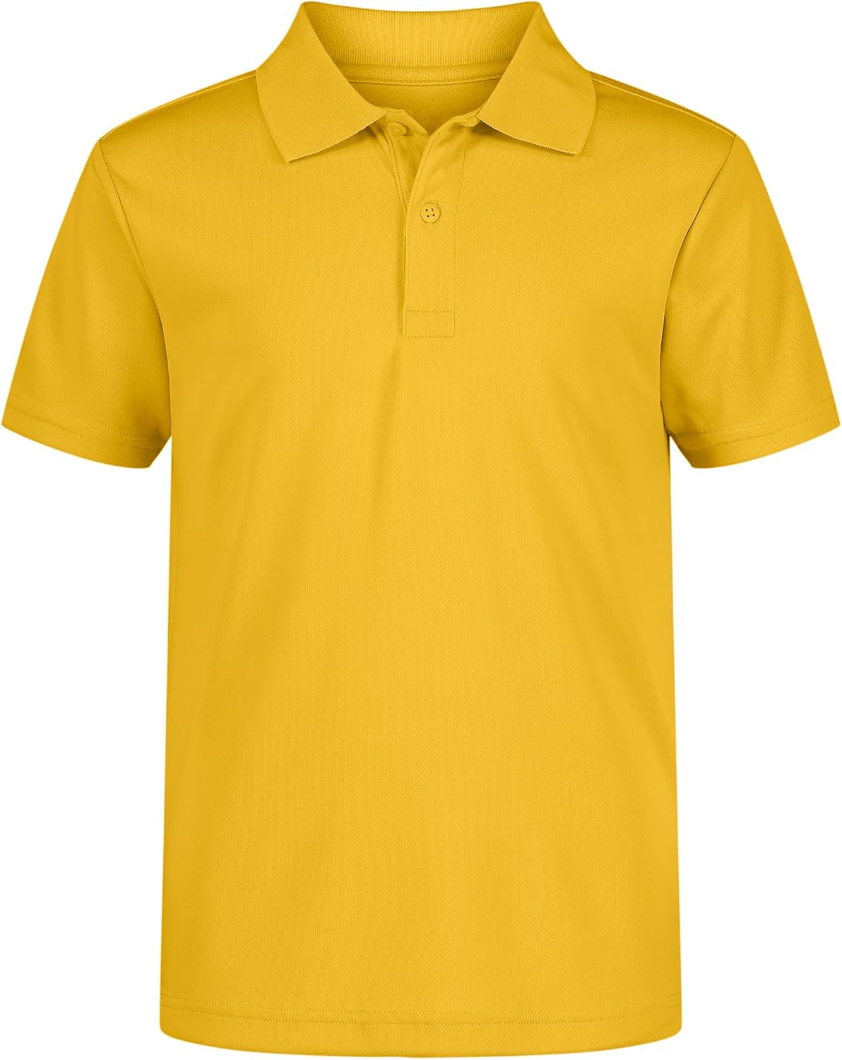Nautica Boys' School Uniform Short Sleeve Polo Shirt, Button Closure, Moisture Wicking Performance Material