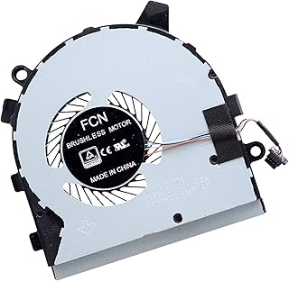 Deal4GO CPU Cooling Fan 1XVDH 01XVDH DFS5K12214161F FLBW Replacement for Dell Inspiron 13 7390 2-in-1 P113G, Black