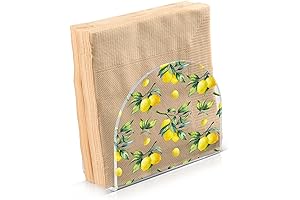 ALAZA Lemon Napkin Holder: Liven Up Your Table with a Burst of Citrusy Charm