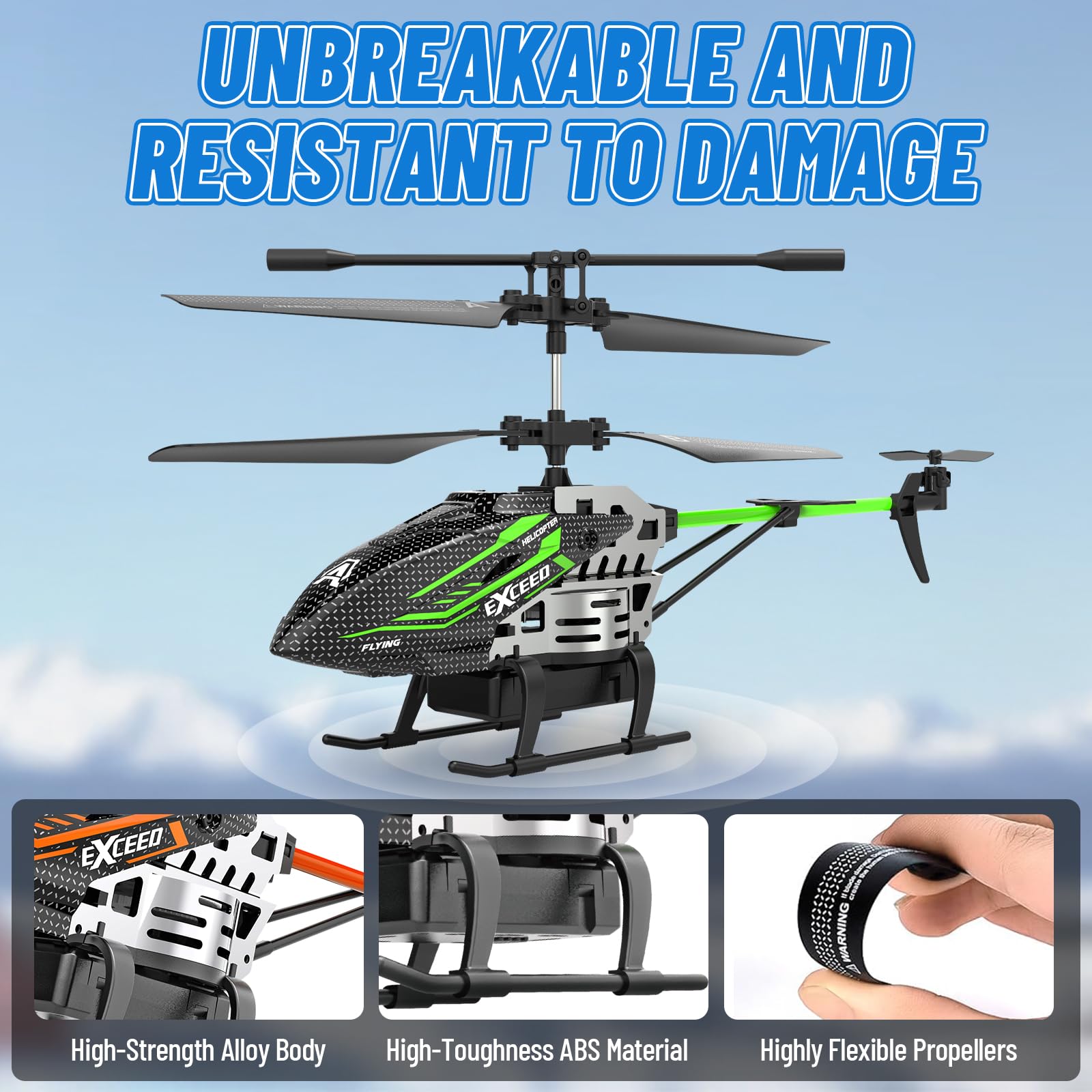 RC Helicóptero,Helicóptero teledirigido 2.4G con luz 7 colores LED,Elicoptero Teleridijido niño 3.5 Canales,Avion Teledirigido con Giroscopio y Altura Fija,Regalos de Fiesta Ideales para niños y niñas