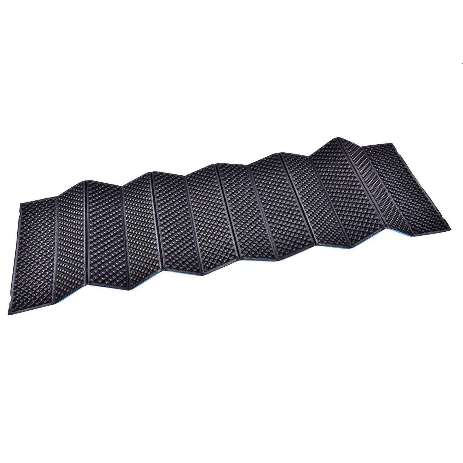 Materassino Pieghevole Campeggio, Materasso Leggero Schiuma Pieghevole XPE Struttura Uovo Escursionismo Trekking Cuscino Impermeabile Seduta Morbida Picnic Aperto 185 x 55 cm