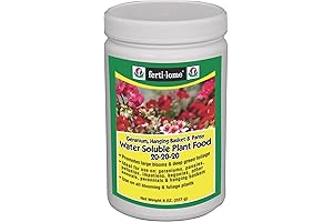 Fertilome Geranium Hanging Plant and Pansy Water Soluble Plant Food Fertilizer, 8-Ounce