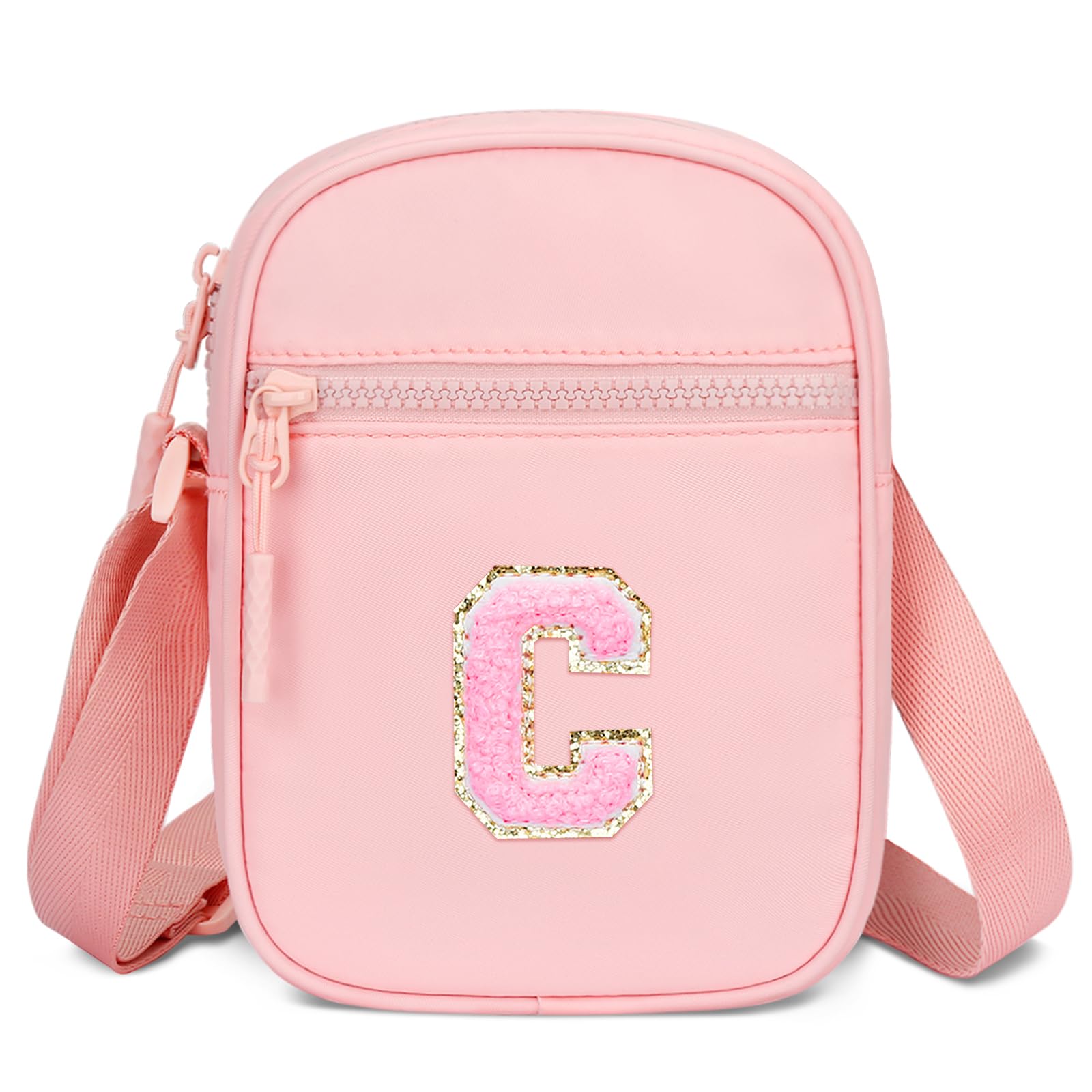 CLOUDWINGS Birthday Gift for Girls Initial Kids Crossbody Purse Toddlers Bag for Age 3-10