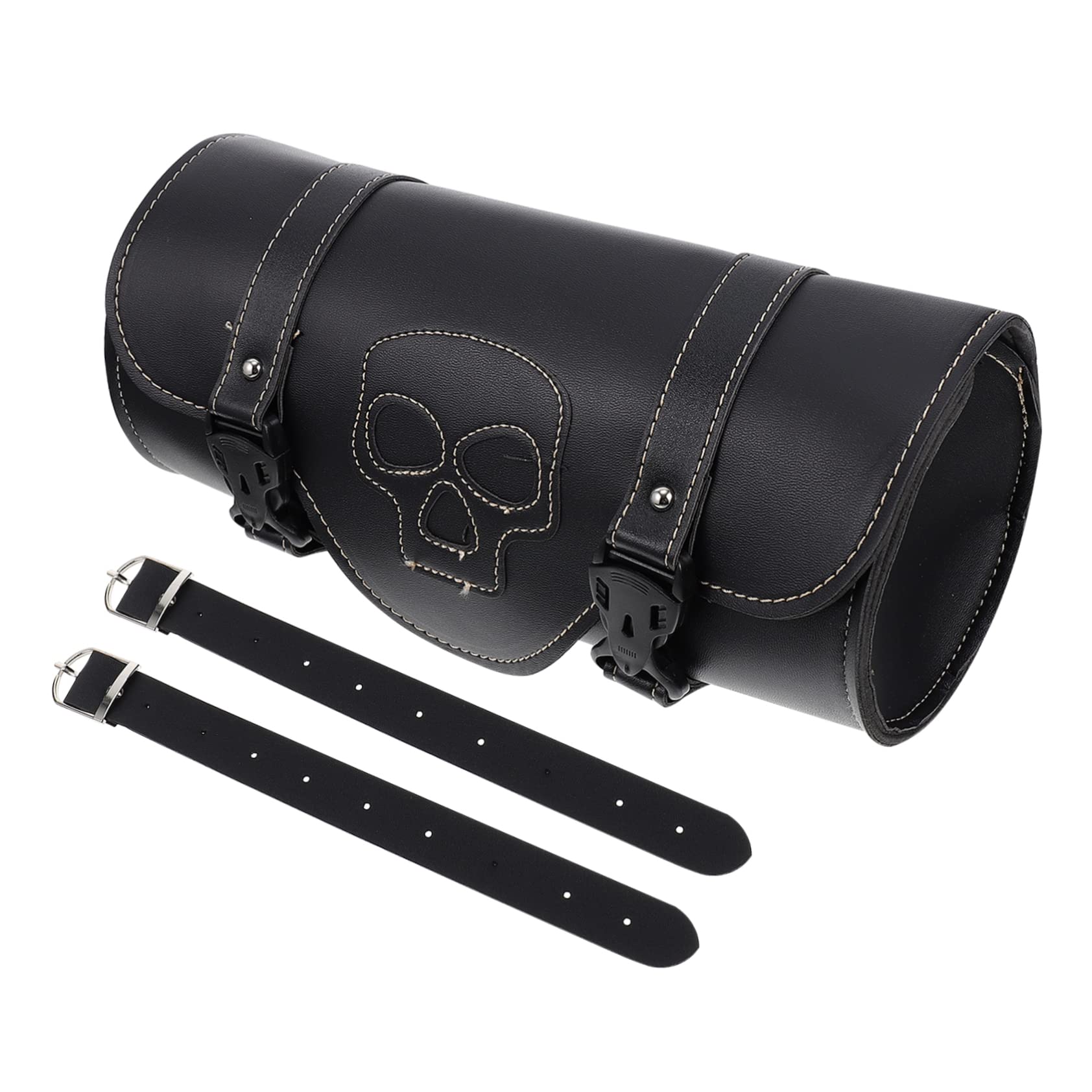 FUNOMOCYA 1Pc Motorbike Tail Bag Durable Storage Pouch for Motorcycle Handlebar and Side Use Versatile Riding Equipment for Essentials Black