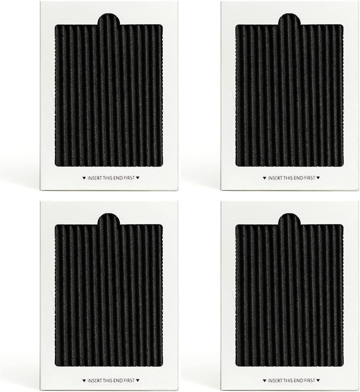 4 Pack CarbonActivated Air Filter Refrigerator Air Filter Replacement