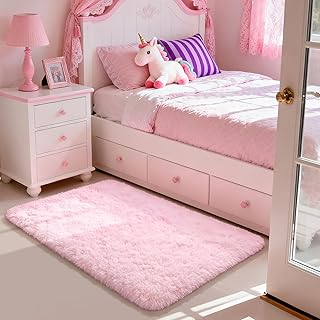 Merelax Soft Modern Indoor Shaggy Area Rug for Bedroom Livingroom Dorm K...