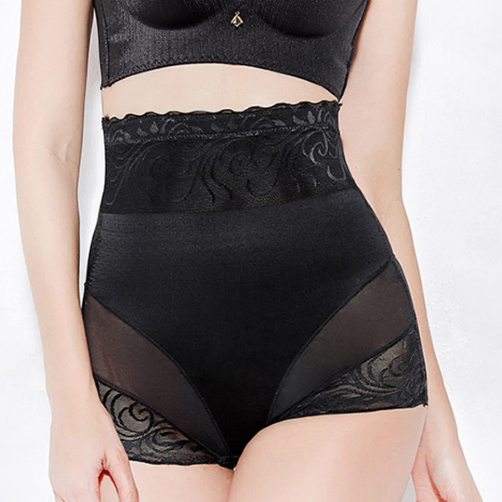 Fajas para Mujer, Ropa Interior de Encaje, Bragas con Control de Barriga, Entrenador de Cintura Delgada, Levantador de glúteos, moldeadores de Cuerpo