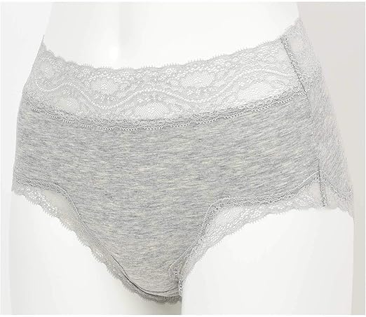 Amazon ウンナナクール レース付き深ばきショーツ コットンたっぷり レディース セット 通販