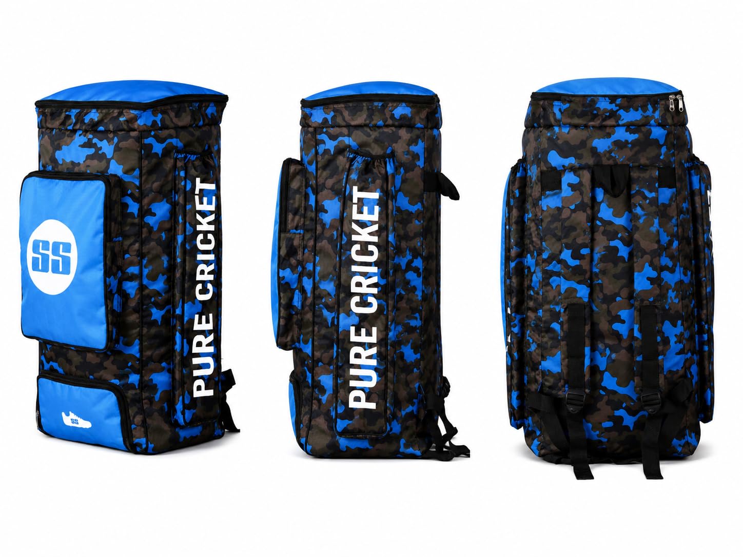 SS Camo Duffle blue kit bag - Blue 4