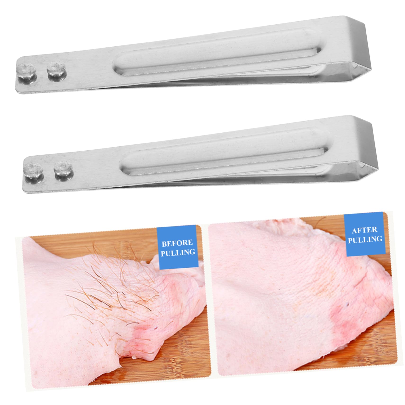 Ciieeo 3pcs Stainless Steel Garlic Peeler Convenient Garlic Skin Remover Tweezers for Effortless Kitchen Use for