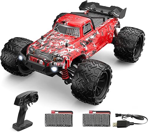 GoolRC Coches RC 9500E, auto de control remoto a escala 116, camión RC de alta velocidad 4WD 40KMH, auto de escalada todo terreno de 2.4 GHz, auto a