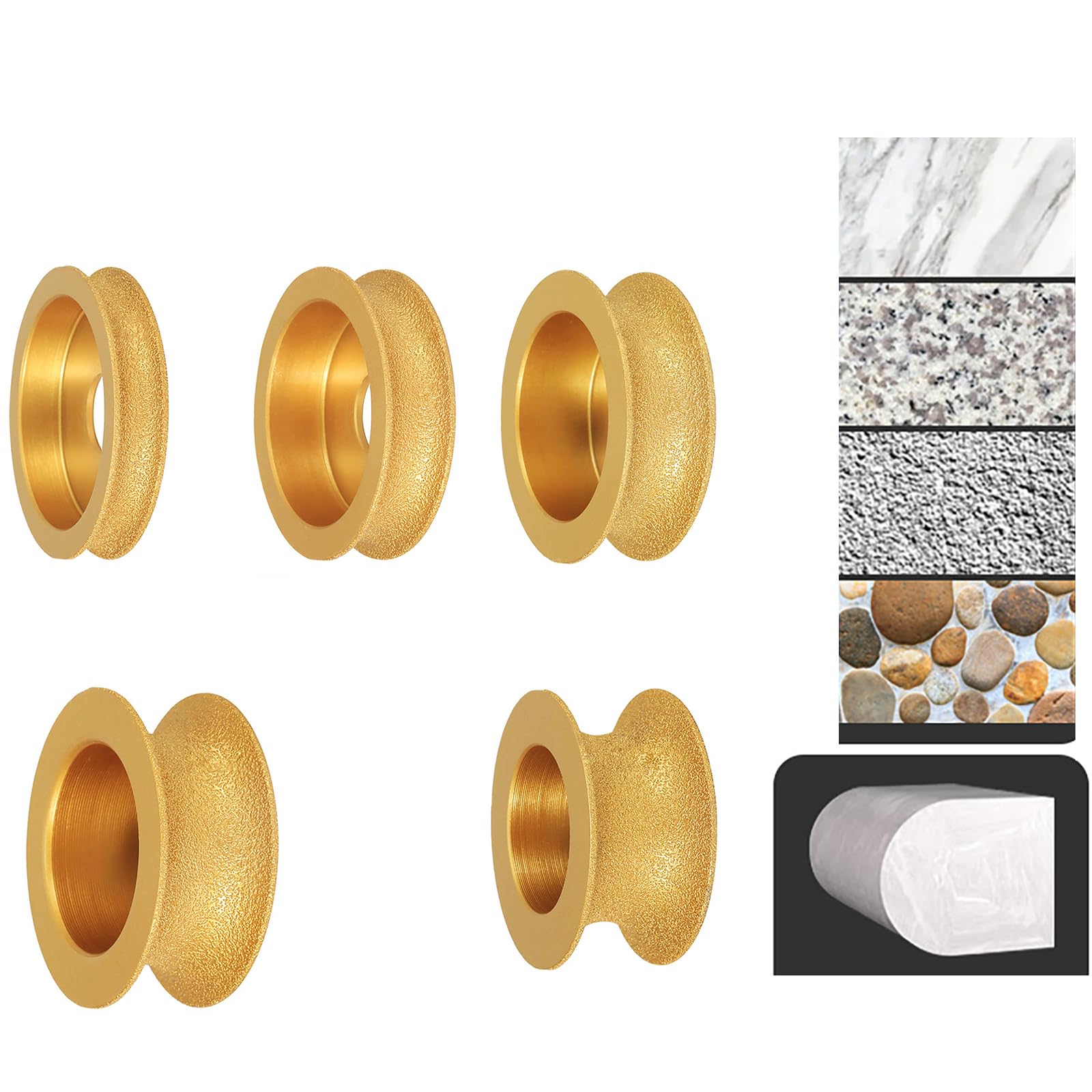 Roue De Polissage Ronde En Diamant Brasé Alésage De 10/15/20/25/30mm Bordure Céramique Pour Carrelage Marbre Granit Meuleuse D'angle Pierre