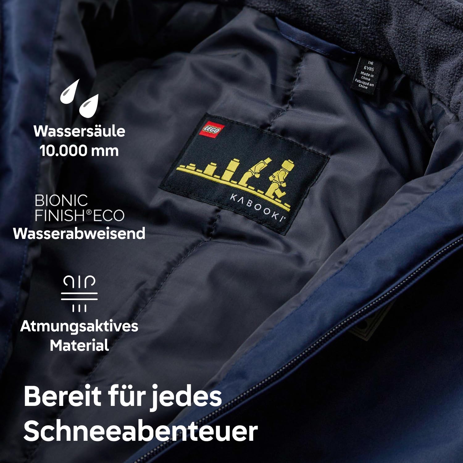 Kabooki Jungen Lego Wear Unisex Tec Schneeanzug Wasserdicht, Winddicht, Atmungsaktiv, Warm Schneeanzug