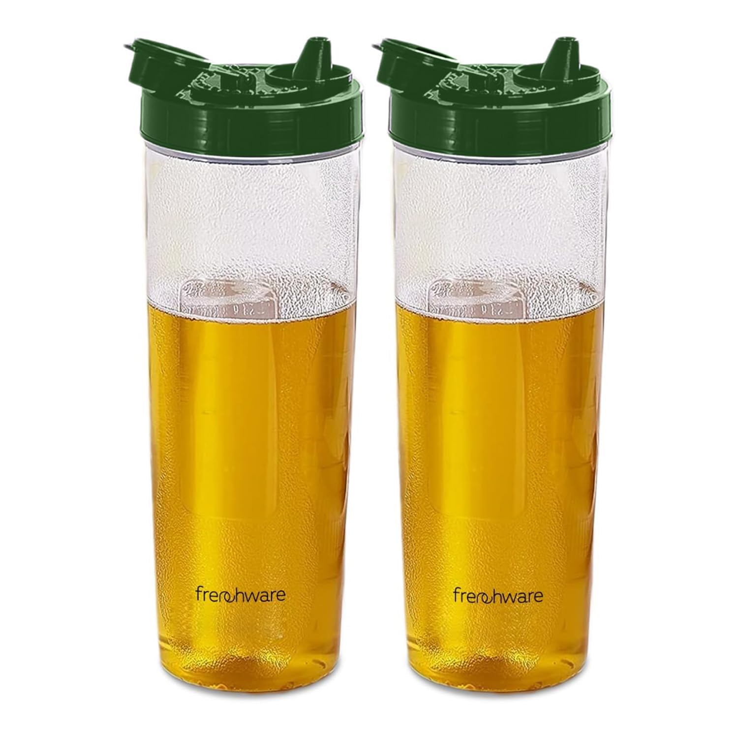 Frenchware Oil Dispenser (Pack of 2, 1 Litre Each) 100% Food-Grade, BPA-Free Plastic, Ideal for Storing & Pouring Liquids, Cooking Oils, Refined Oils, Olive Oil, Vinegar, Soy Sauce (Textured Green) (B0D7PZ6M2H) Amazon Price History, Amazon Price Tracker