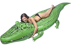 GoFloats BigAl: Colossal Inflatable Alligator for a Poolside Extravaganza