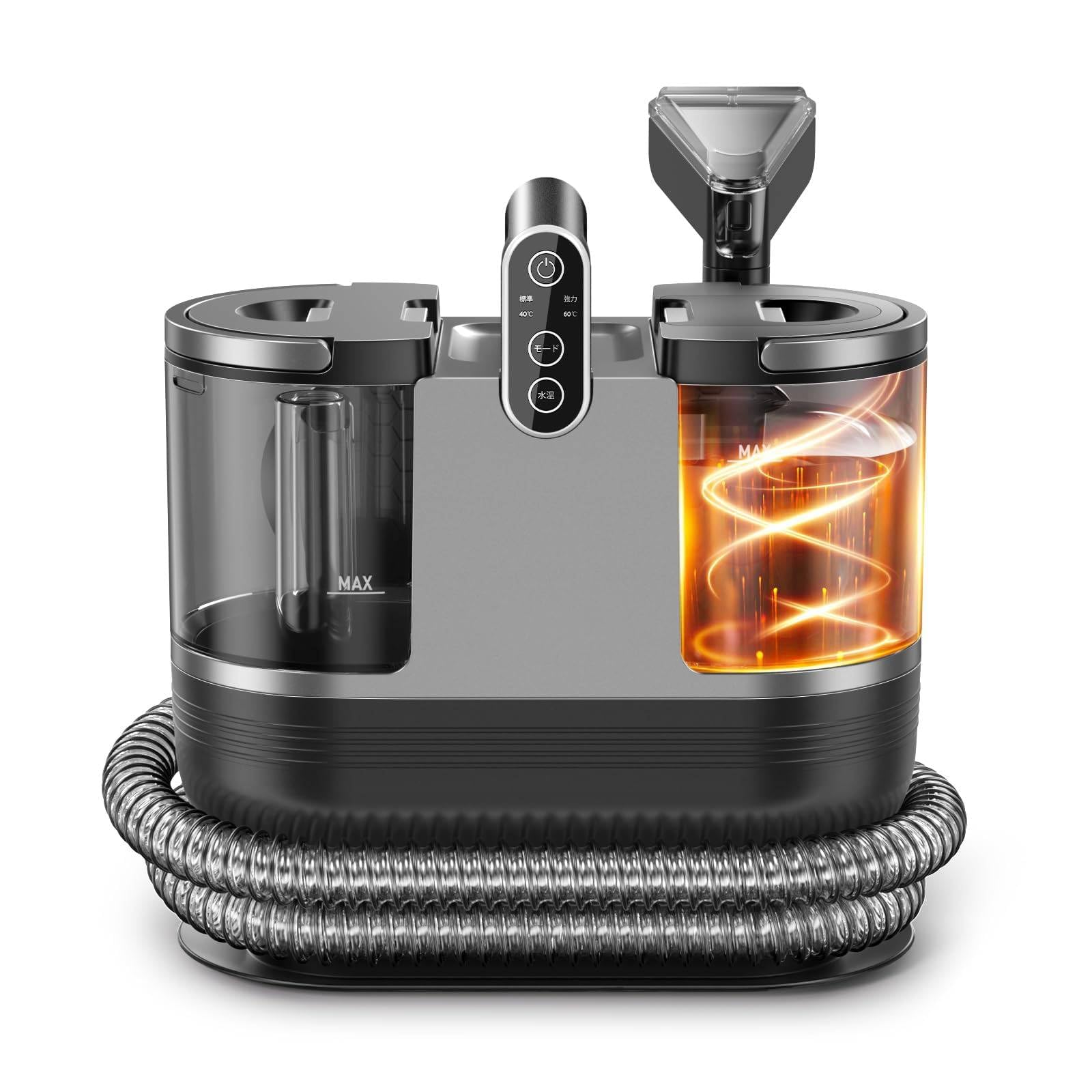 カーペットクリーナー 400W 強力吸引 60℃お湯対応 自動洗浄 染み抜き Amazon | YTE PRO カーペットクリーナー 2025新登場 400W 強力吸引 60