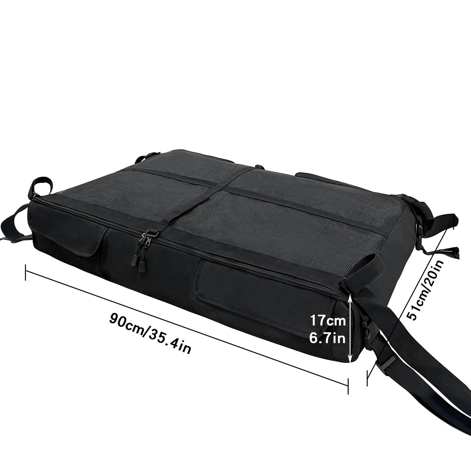 Torba do przechowywania kamizelek ratunkowych na łódź – organizer | na dach jachtu 90 cm szer. x 50 cm gł. x 16 cm wys. , torba do przechowywania T-Top na 6 kurtek ratunkowych, kamizelki do