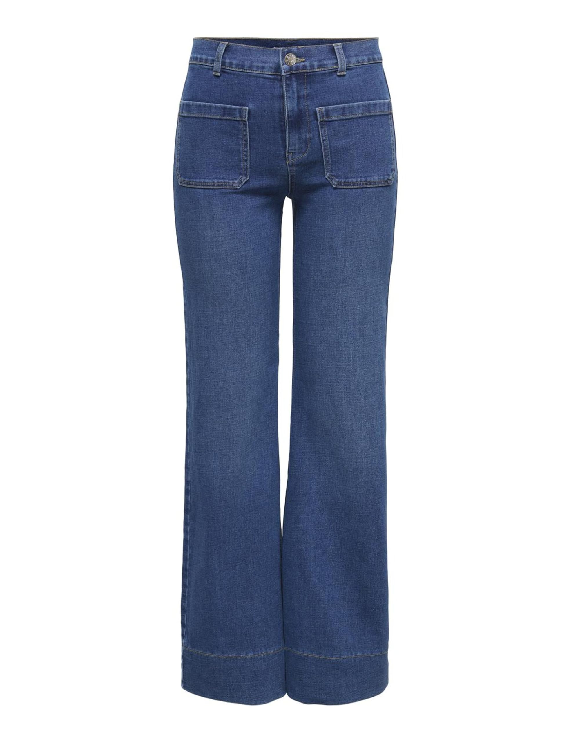 ONLY Onlcypress HW Pocket Flare Dnm PIM, Medio De Mezclilla Azul, 29W / 32L Mujeres