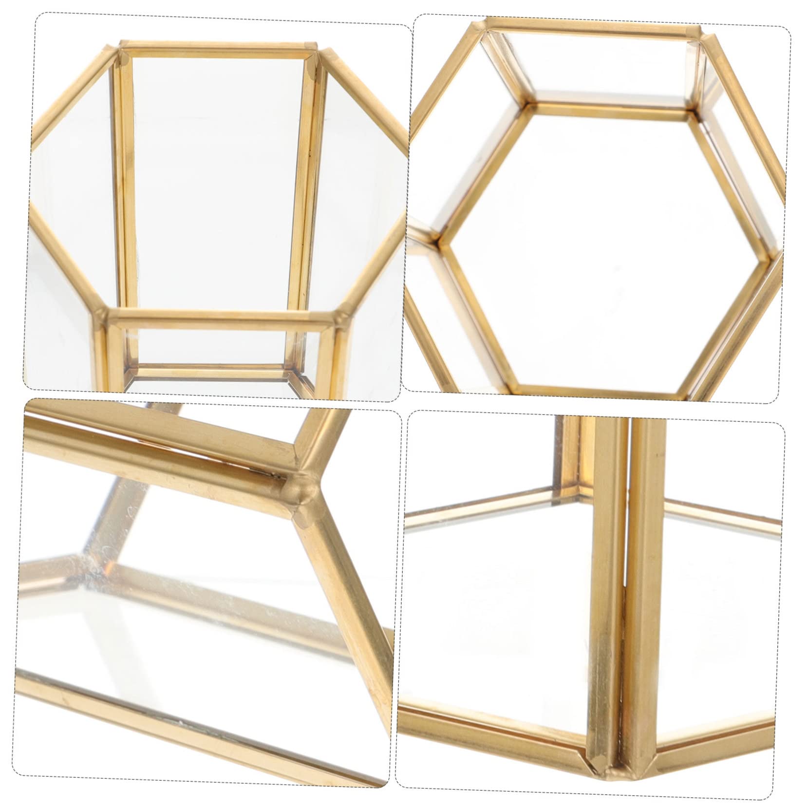 Ipetboom Organizer Trasparente Ampia Capacità Pennelli Trucco per Contenitore Cosmetici in Vetro Resistente, Porta Pennelli e Regalo da Scrivania per Uso Domestico per Donne